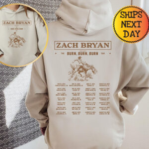 Zach Bryan The Burn Tour 2023 Hoodie For Fan