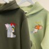 Bugs Bunny X Lola Couple Custom Embroidered Sweatshirt