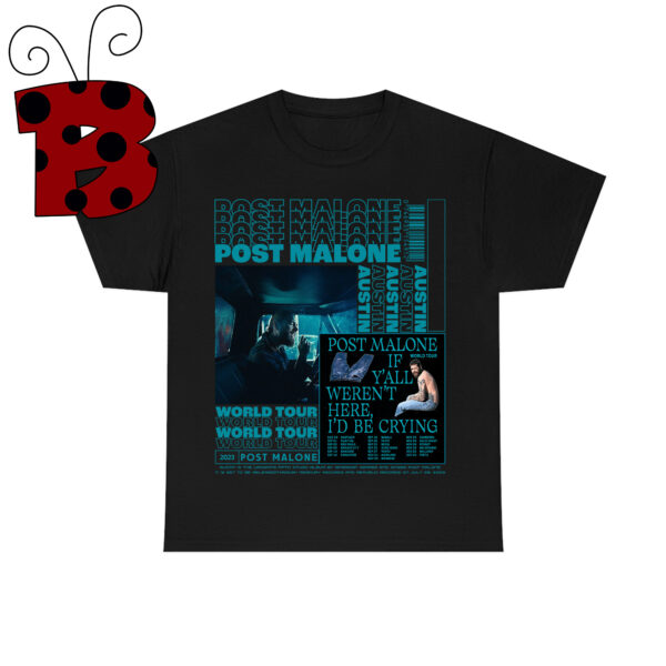 Post Malone Austin World Tour 2023 Tshirt