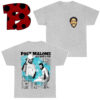 Post Malone The Eras Tour Black White Version Tshirt