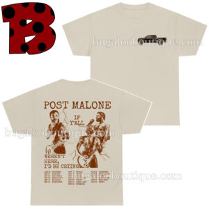 Post Malone Truck World Tour With Dates Tshirt