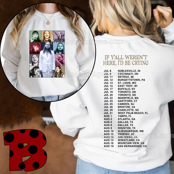 Post Malone Long Hair IYWHIBC Tour Sweatshirt