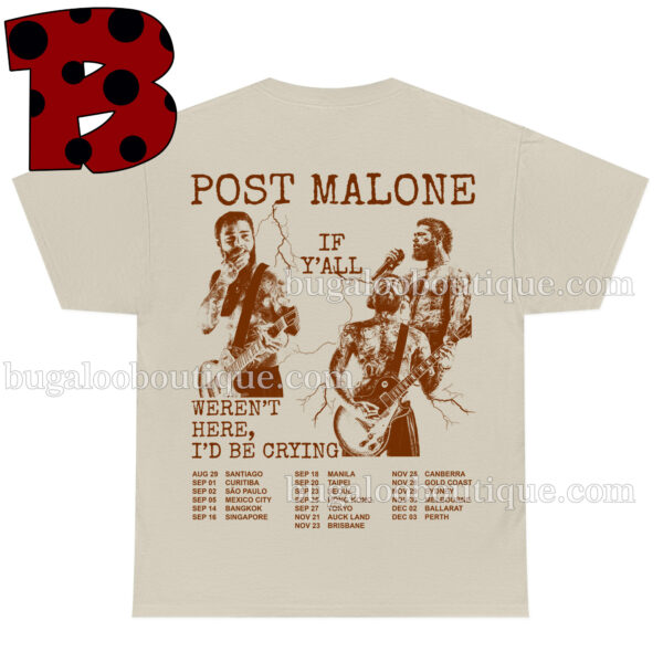 Post Malone World Tour 2023 Tshirt