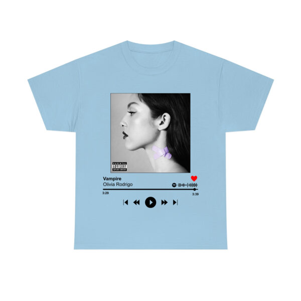 Olivia Rodrigo Vampire Spotify Tshirt