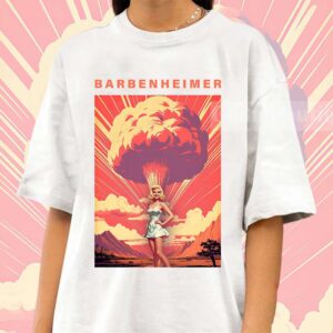 Barbenheimer Barbie The Destroyer Of Word Movie Tshirt