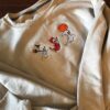 Ghostface Knife Halloween Embroidered Sweatshirt