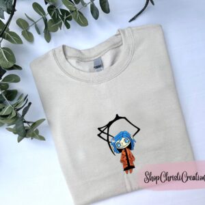 Doll Halloween Embroidered Sweatshirt