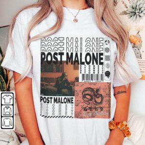 Post Malone Stoney Album Y2K Vintage Tshirt