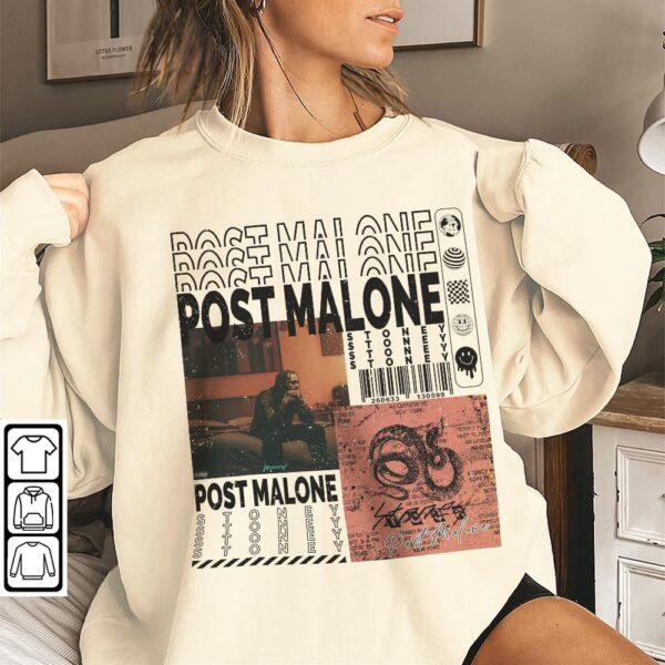 Post Malone Stoney Album Y2K Vintage Tshirt