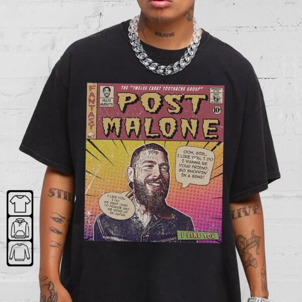 Post Malone Comic TShirt