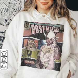 Post Malone Book Art Into The Spider Tshirt