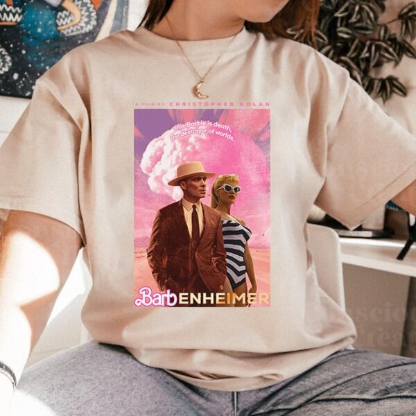 Margot Cillian Barbie Oppenheimer TShirt