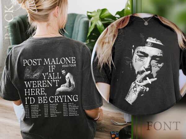 Post Malone Vintage Tour Tshirt