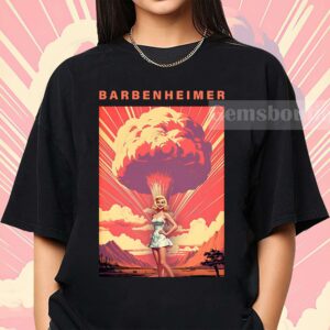 Barbenheimer Barbie The Destroyer Of Word Movie Tshirt