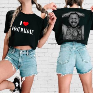 I Love Post Malone Music Concert 2023 Shirt