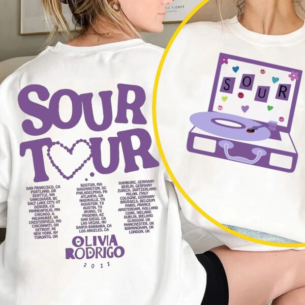 Olivia Rodrigo Sour Tour 2022 Concert Sweatshirt