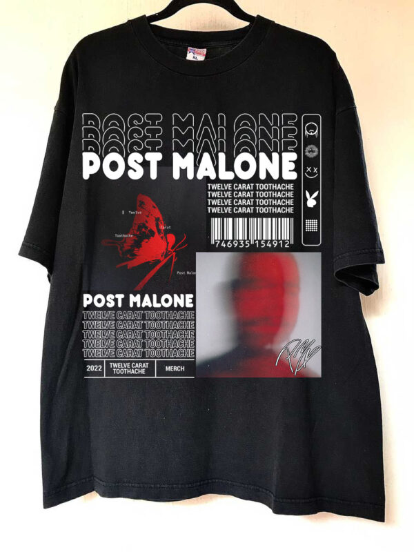 Post Malone Album Twelve Carat Toothache Shirt For Posty