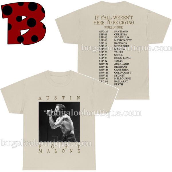 Post Malone Austin IYWHIBC World Tour 2023 Tee