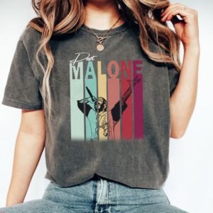 Post Malone Retro Colorful Stripes 90s Vintage Graphic Tee