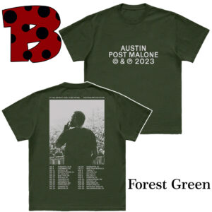 Post Malone Smoke Tour 2023 2 Sided Tshirt