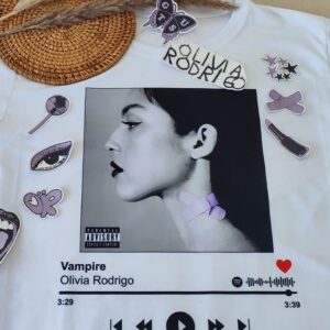 Olivia Rodrigo Vampire Spotify Tshirt