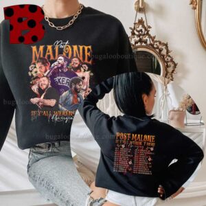 Post Malone Tracklist Tour Performane Sweatshirt