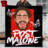 Post Malone Vintage Graphic Blanket