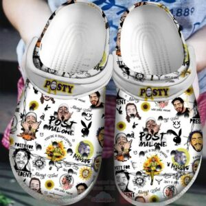 , Post Malone Custom Name Slipper Clog Shoes