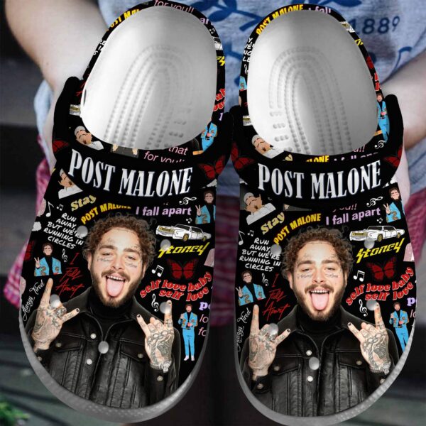 Post Malone Singer Music Clogs Shoes