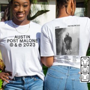 Austin Album Post Malone Rap 2 Side Shirt