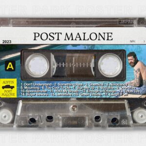 Austin Album Poster, Post Malone Poster Wall Decor