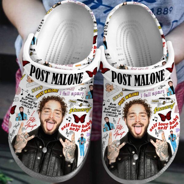 Post Malone Singer Music Clogs Shoes