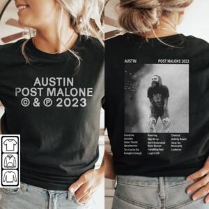 Austin Album Post Malone Rap 2 Side Shirt