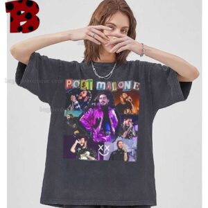 Post Malone Smile  Face T-shirt