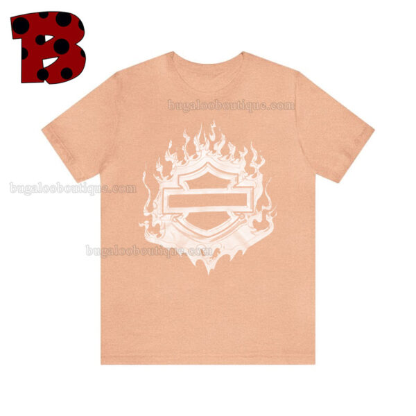 Posty Flaming Bar and Shield T-shirt