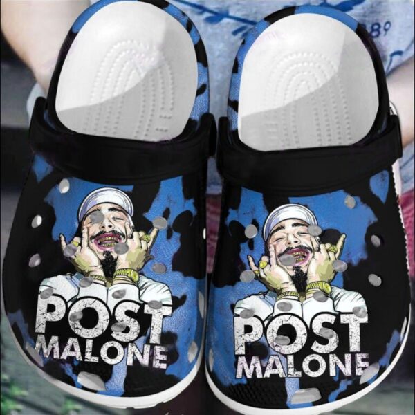 Post Malone Custom Name Slipper Clog Shoes