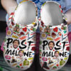 Post Malone Rapper Singer Clogs Custom Shoes Summer Sandals