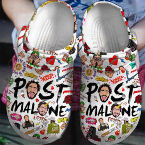 Post Malone Rapper Singer Clogs Shoes