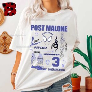 Post Malone Best Songs T-shirt