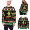 All I Want For Christmas Is Rip Ugly Sweater Grinch The Knitted Sweatshirt Xmas Shirt