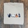 Halloween-Ghost-Ice-Coffee-Embroidery-Sweatshirt