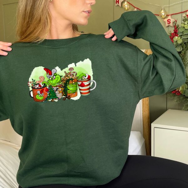 Funny Grinch Christmas Coffee Sweatshirt