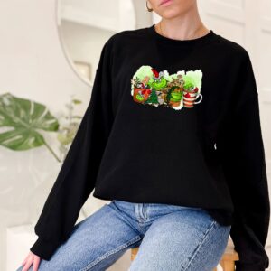 Funny Grinch Christmas Coffee Sweatshirt