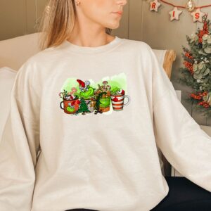 Funny Grinch Christmas Coffee Sweatshirt