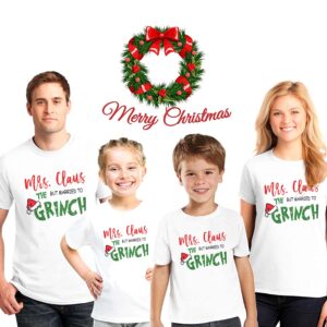 Grinch Christmas Crewneck, Mrs. Claus But Married To The Grinch Matching Sweatshirt, Grinch Christmas Shirt, Familly Christmas Sweatshirt