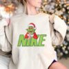 Grinch Christmas Snow Sweatshirt Sweatshirts Cute Santa Hoodie T-Shirt