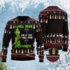 Grinch My Day I’m Booked Ugly Sweater Christmas Gift