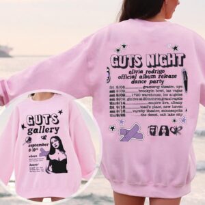 GUTS Night album Olivia Tour Shirt