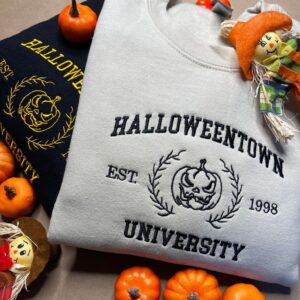 Halloween Town University Embroidered Sweatshirt