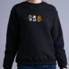 Halloween Disney Stitch Embroidered Sweatshirt